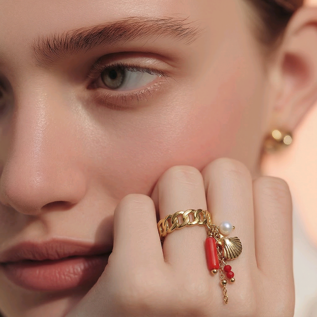 BAGUE CORALIA