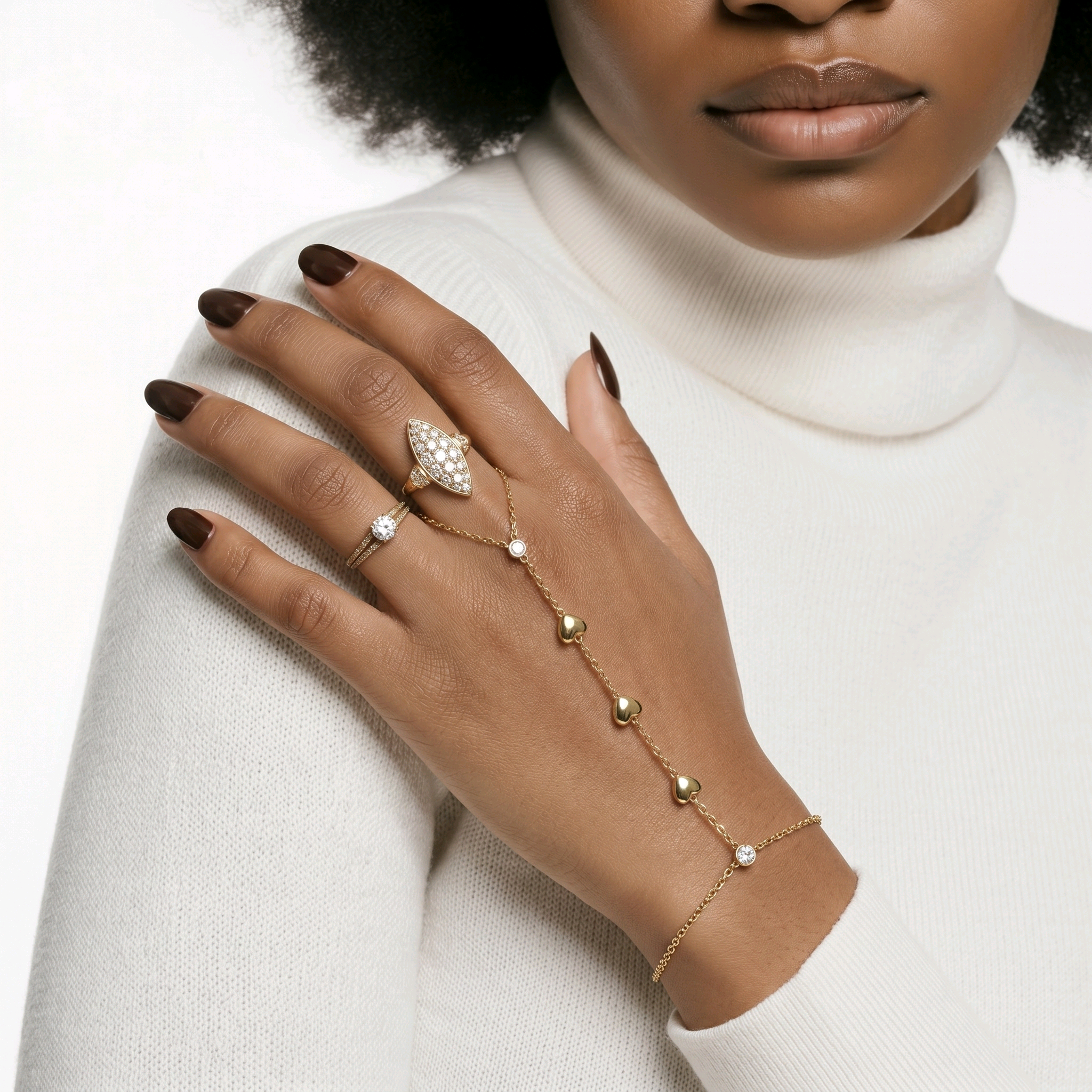 BRACELET-BAGUE LYSIA
