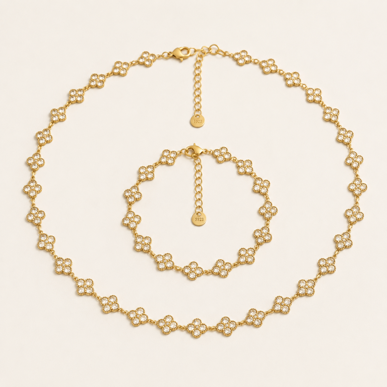 PARURE RIVIERA - Collier & Bracelet